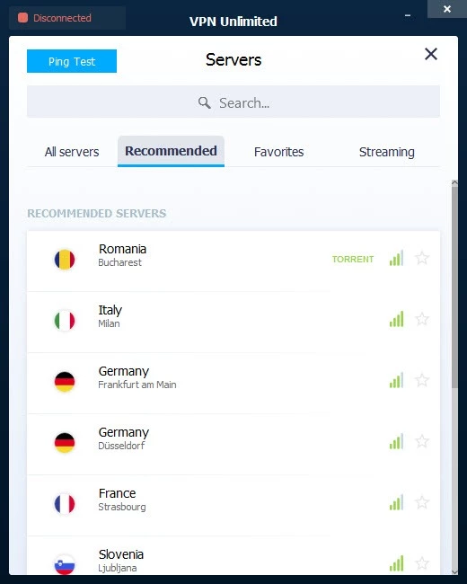 VPN Unlimited — captura de tela 2